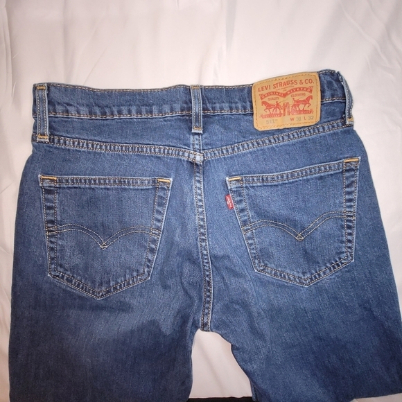 Levi's 511 Straight Leg Midwash Men's Jeans Size 31/32 - Picture 4 of 13